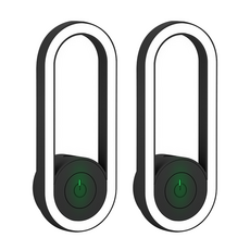 LED超音波驅蚊感應燈 三色隨機 56顆LED低擴散燈 暖白適眠光 自動減燈亮燈, 33g, 2個