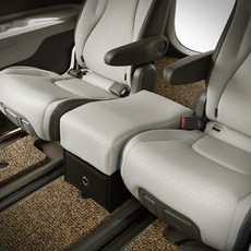 KMMOTORS KA4 Carnival車用第三排加強型收納箱, 立方霧灰色, 1個