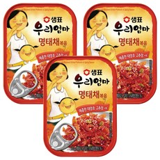 Sempio 膳府 炒明太魚乾小菜罐頭, 50g, 3罐