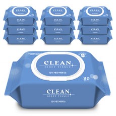 Tamsaa 濕式衛生紙, 80張, 10包