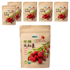 統一生機 有機大紅棗, 300g, 6包