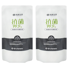 台塑生醫 Dr's Formula 抗菌洗手乳補充包, 400g, 2包