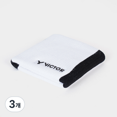 빅터 스포츠 엑세서리 손목밴드 SP132, A White, 3개