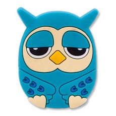 해강코퍼레이션 인테리어 냉장고 자석 1개, 블루부엉