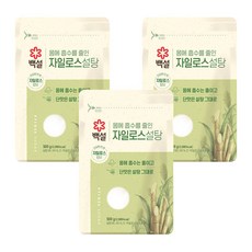 CJ제일제당 백설 하얀 자일로스설탕, 500g, 3개