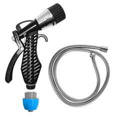 World Clean 多用途2in1噴槍 + 不鏽鋼水管1.5m套組, 1套, 混合色