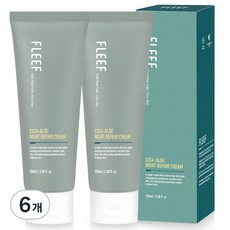 플리프 나이트 리페어 알로에 시카 수분 크림, 100ml, 6개