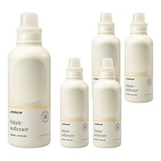 ATOPALM 愛多康 嬰幼兒用纖維柔軟精 小蒼蘭棉花香 正裝, 5個, 1L