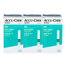 아큐첵 액티브 혈당 시험지, 3개, 50매