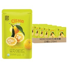 NOKCHAWON 綠茶園 柚子風味飲料, 10個, 170ml