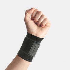 Dunfit 運動護腕 2入, 黑色, 2個