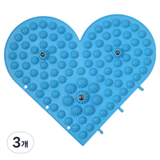 Thumbs Mine 高級足部指壓墊 33 x 33 cm, 愛心藍色, 3個