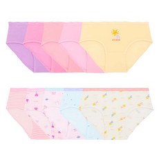 GUESS UNDERWEAR 女童有機三角內褲10件組 2號