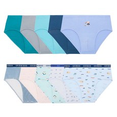 GUESS UNDERWEAR 男童有機三角內褲10件組 1號