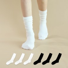 女款羅紋長筒襪 6雙