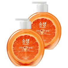 순샘 구연산 자몽 용기 세제, 500ml, 2개