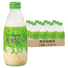 羅東鎮農會 養生杏仁奶, 245ml, 24瓶