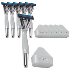 Weasley 剃須刀套組 SENS, 剃須刀柄+剃須刀片+體驗剃須刀片, 6組