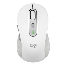 logitech 羅技 多工靜音無線滑鼠 大手版, M750 L, 白色