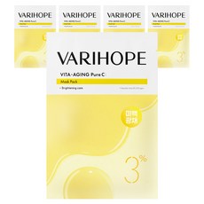 VariHope Pure C Vita緊緻亮白面膜, 1盒, 5片