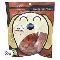 T.N.A. 悠遊鮮點系列 台灣鮮切雞里肌 寵物零食 全天然製作方式 台灣在地製造, 100g, 3包