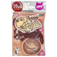 COMET 可美多 木天蓼玩具 來刷牙 迷你銅鑼燒 + 鯛魚燒,1組, 銅鑼燒 + 鯛魚燒 多色