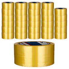 BUKWANG KOREA CHEMICALS 冷凍封箱膠帶 48mm x 50m, 透明, 30個