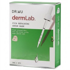 DR.WU 達爾膚 台灣公司貨 積雪草舒敏精華面膜, 4片, 1盒