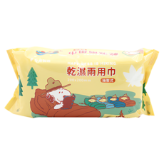 收納王妃 史努比乾濕兩用洗臉巾 80張, 史努比 說故事, 1包