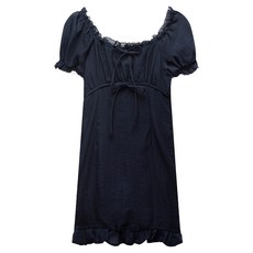 미쏘 여성용 프릴 미니 원피스