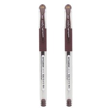 Uni 三菱 ball Signo 超級細鋼珠筆 UM-151 0.38mm, 深茶色, 2個