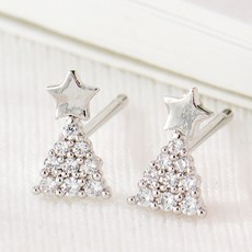 노이드비 여성용 써지컬스틸침 미니별 삼각트리 귀걸이