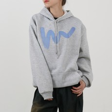 Elsso Oversize印花休閒情侶連帽T恤