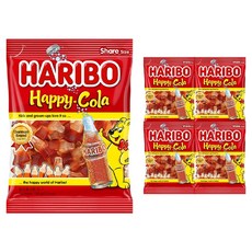 HARIBO 快樂可樂味軟糖, 200g, 5個