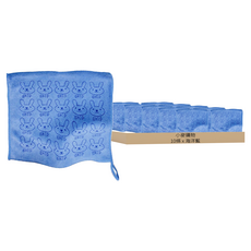 小麥購物 兔兔印花毛巾 Y899 20g, 海洋藍, 10條