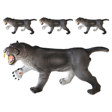 Bandi 軟膠動物劍齒虎公仔, 4個