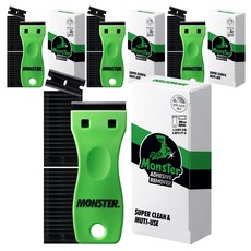 Monster CLEAR GEL 可替換式多功能刮刀 + 補充刀片 10入 x 3件組, 4套