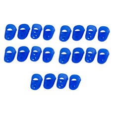 탑피아 간편한 기타 연주 실리콘 골무 검지 네이비, 20개