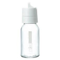 HARIO 好璃奧 簡約按壓式白色調味罐, 120ml, 1個