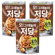 Market O NATURE Oh!美味的格蘭諾拉穀物低糖麥片, 360g, 3包