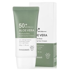 KWAILNARA 蘆薈保濕防曬乳 SPF50+ PA++++, 50g, 1個