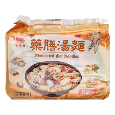 崇德發 藥膳湯麵 Medicated diet Noodles 全素, 5包