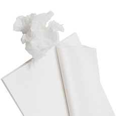 多用途包裝用4開色紙, 白色, 110張