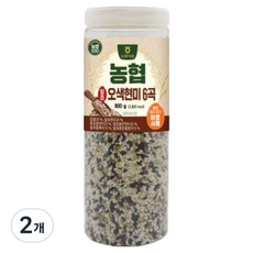 농협식품 밥심 발효 오색 현미 6곡, 800g, 2개