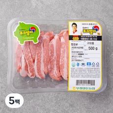 포크밸리 항정살 구이용 (냉장), 500g, 5팩