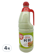 식자재왕 실속가득 키위 드레싱소스, 1.85kg, 4개