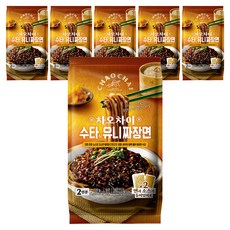 차오차이 수타식 유니짜장면 720g 2인분, 6개