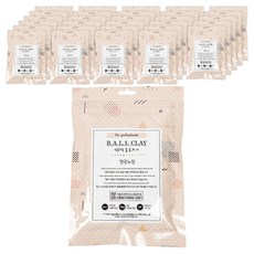 전문가용 볼클레이 낱색, 30개, 형광노랑