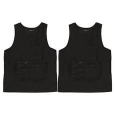 크리아트 원로즈 앞치마 XXL, 블랙, 2개