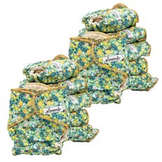 sloomb 有機竹麻夜用布尿布 天然透氣 吸收能力強, Wild flowers, 2件